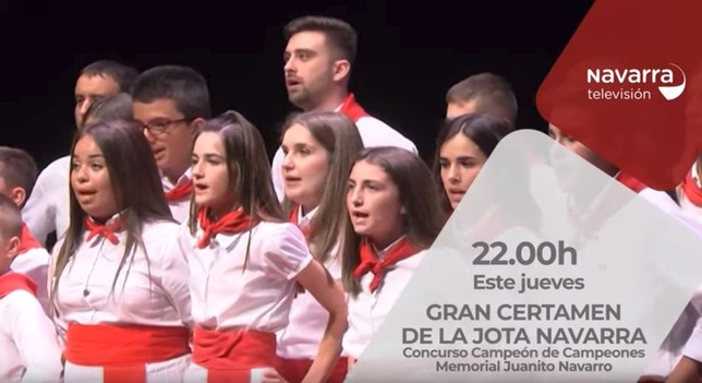Navarra TV te ofrece el gran certamen jotero de Tafalla