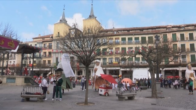 Sanfermines en Segovia por el rodaje de una película