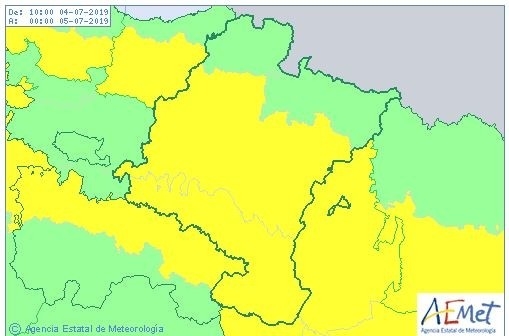 Vuelve el calor: Navarra está hoy en aviso amarillo