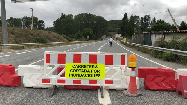 Cortadas seis carreteras secundarias en Navarra