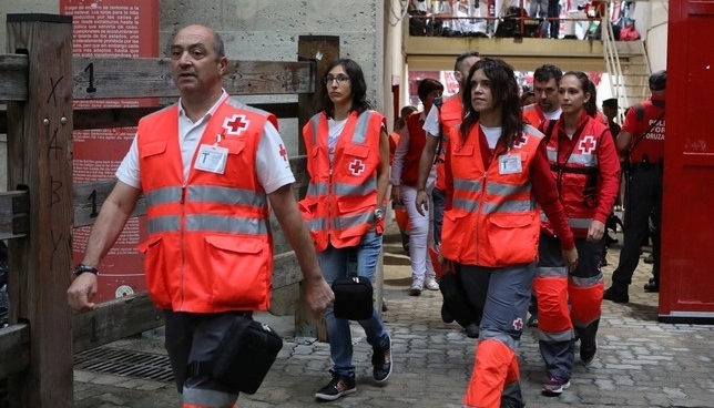 Cruz Roja atiende a 655 personas durante los Sanfermines