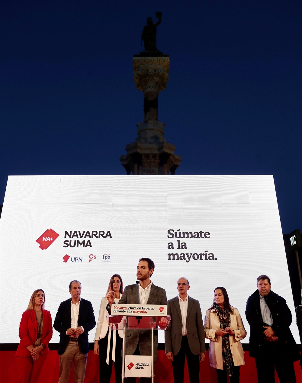Inicio campaña electoral Navarra Suma  / JESÚS DIGES