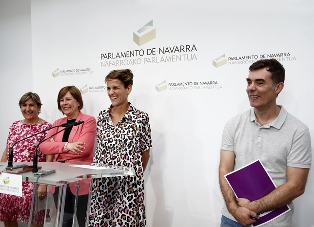 PSN, Geroa Bai, Podemos e I-E cierran preacuerdo de gobierno