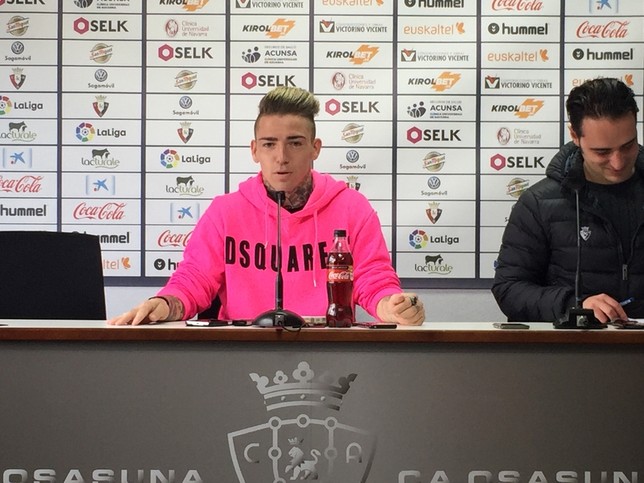 Brandon Thomas comparecía en rueda de prensa tras la antepenúltima sesión antes de recibir al Mallorca