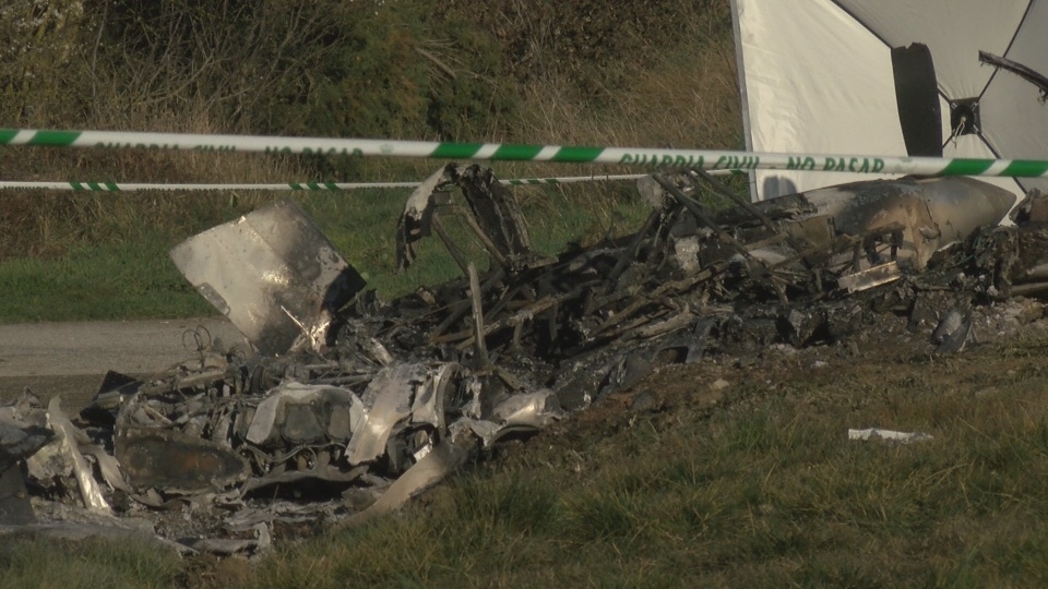 Investigadores de accidentes aéreos se trasladan a Noáin
