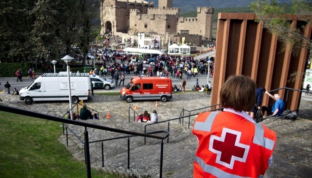 Cruz Roja atiende a 324 personas en la primera Javierada