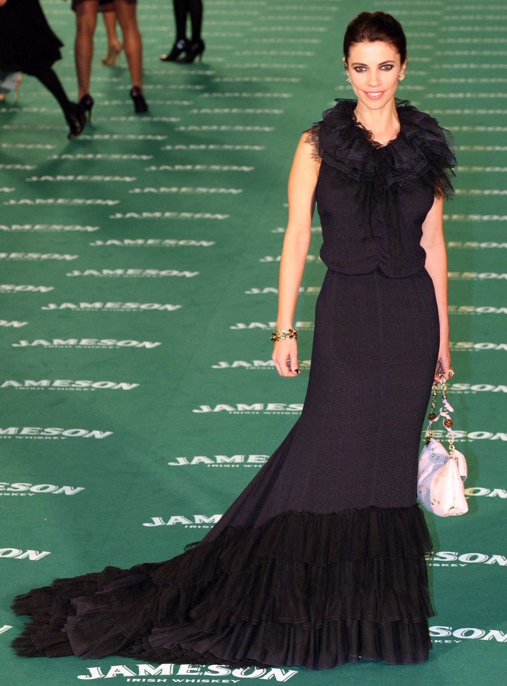 Maribel en la entrega de los Premios Goya en el año 2010.   / navarratelevision.es