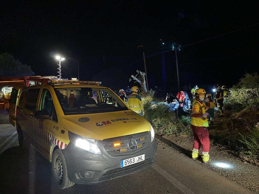 Al menos tres muertos en un accidente de tráfico en Móstoles