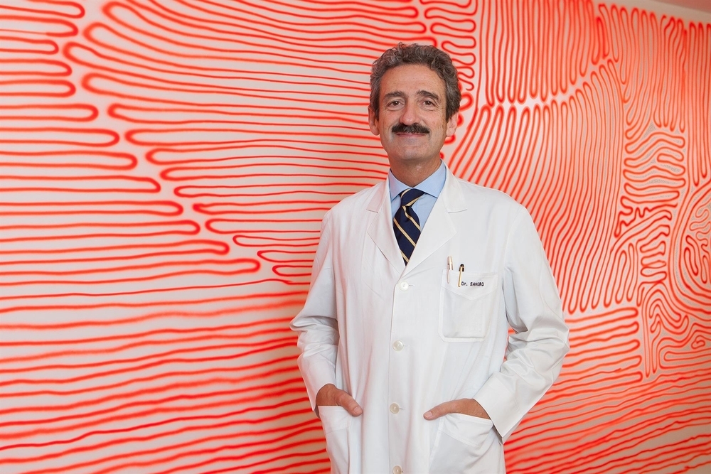 El doctor Bruno Sangro, director de la Unidad de Hepatología de la Clínica Universidad de Navarra
