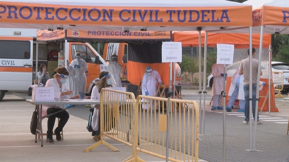 Arrancan las 600 pruebas PCR en Tudela