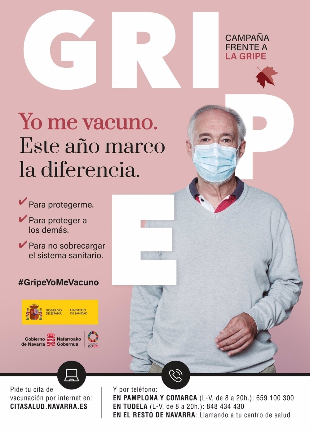 Navarra duplica la dosis de vacuna contra la gripe