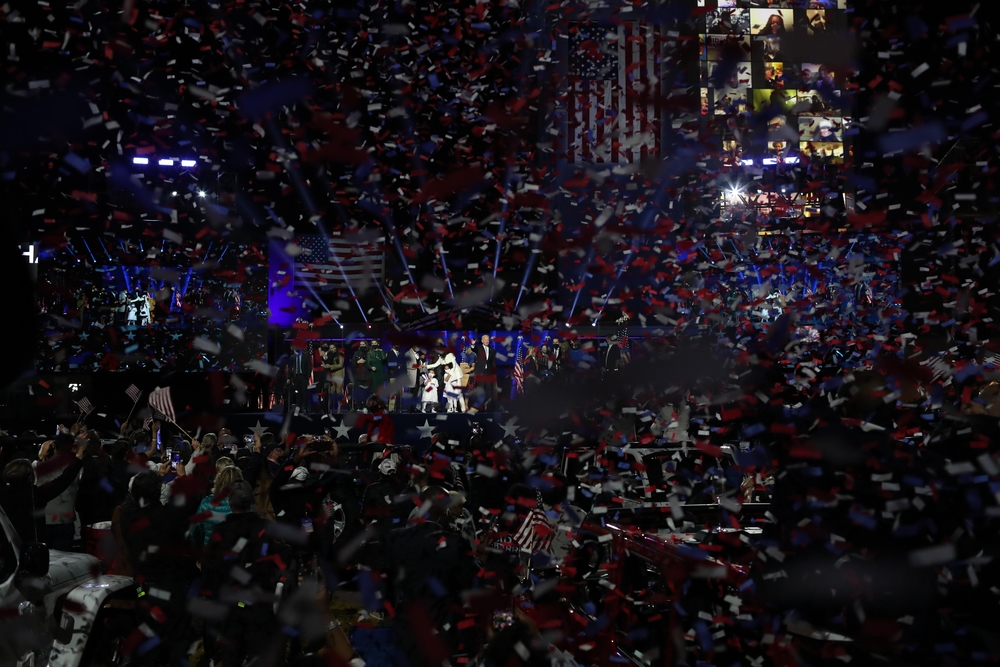 President-elect Joe Biden and Vice President-elect Kamala Harris celebration in Wilmington  / TASOS KATOPODIS / POOL