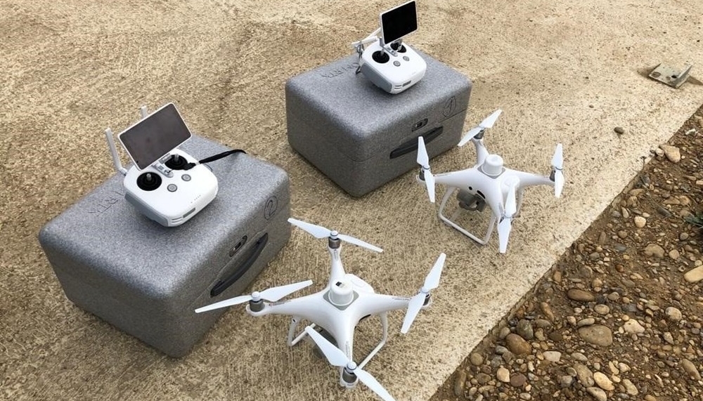 Navarra comienza a usar drones en obras públicas
