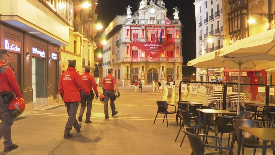 'Irreconocible' la noche del 6 de julio en Pamplona