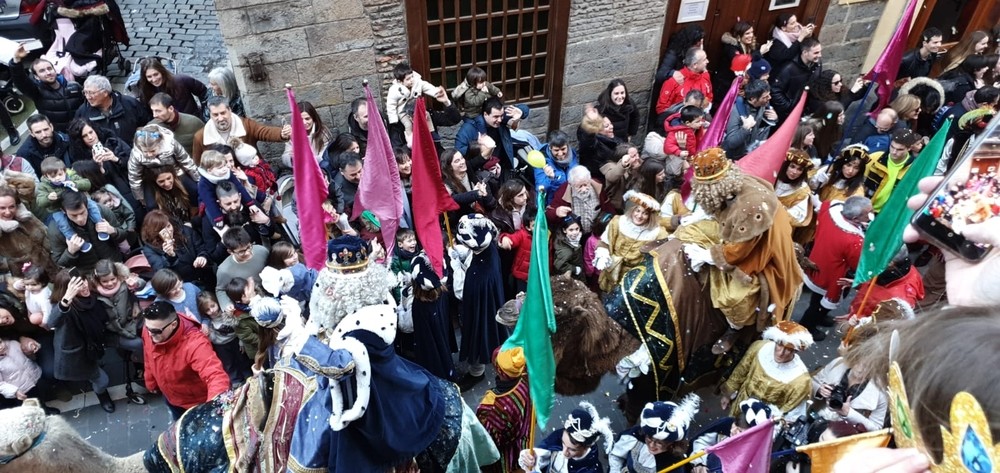 Los Reyes Magos ya están en Pamplona