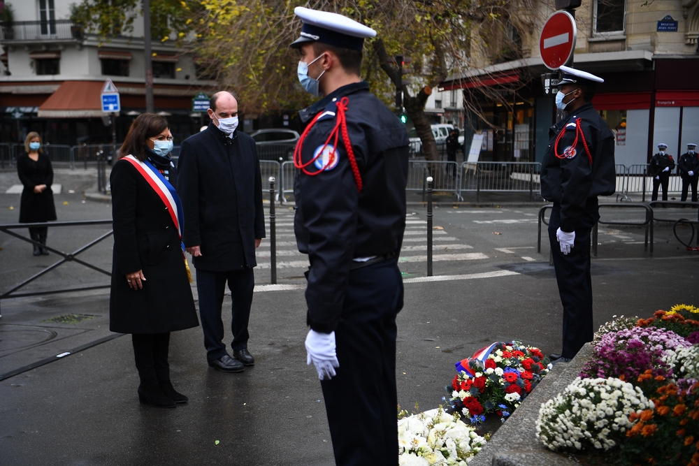 Fifth anniversary of the terror attacks of November 2015  / CHRISTOPHE ARCHAMBAULT / POOL