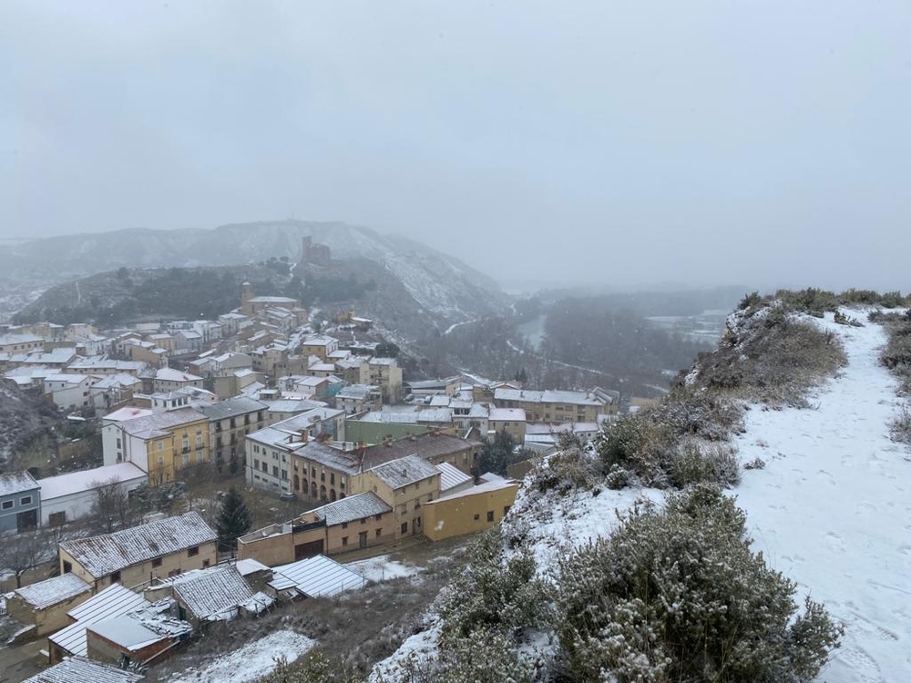 Navarra se cubre de nieve de sur a norte