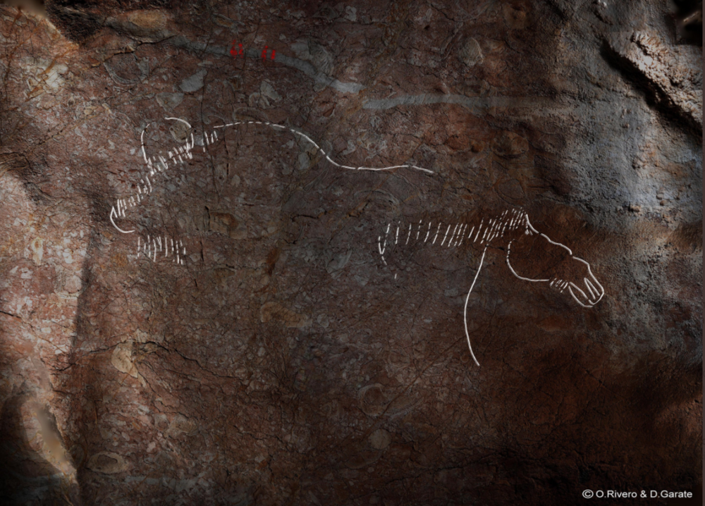 Aparecen pinturas rupestres de 25.000 años en Alkerdi