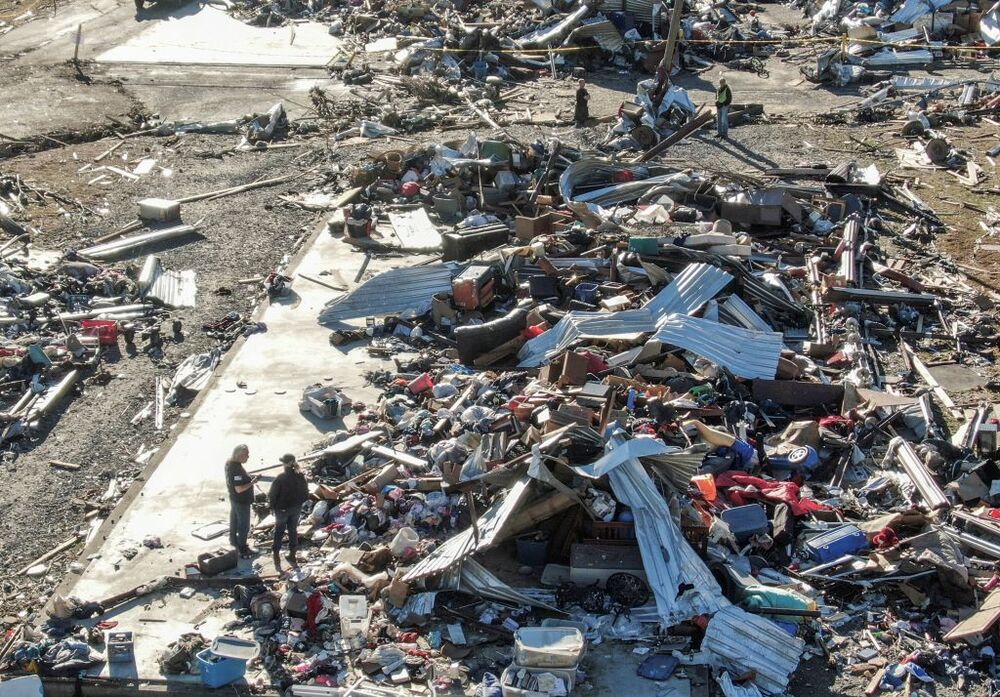 La destrucción causada por los tornados en Kentucky  / TANNEN MAURY
