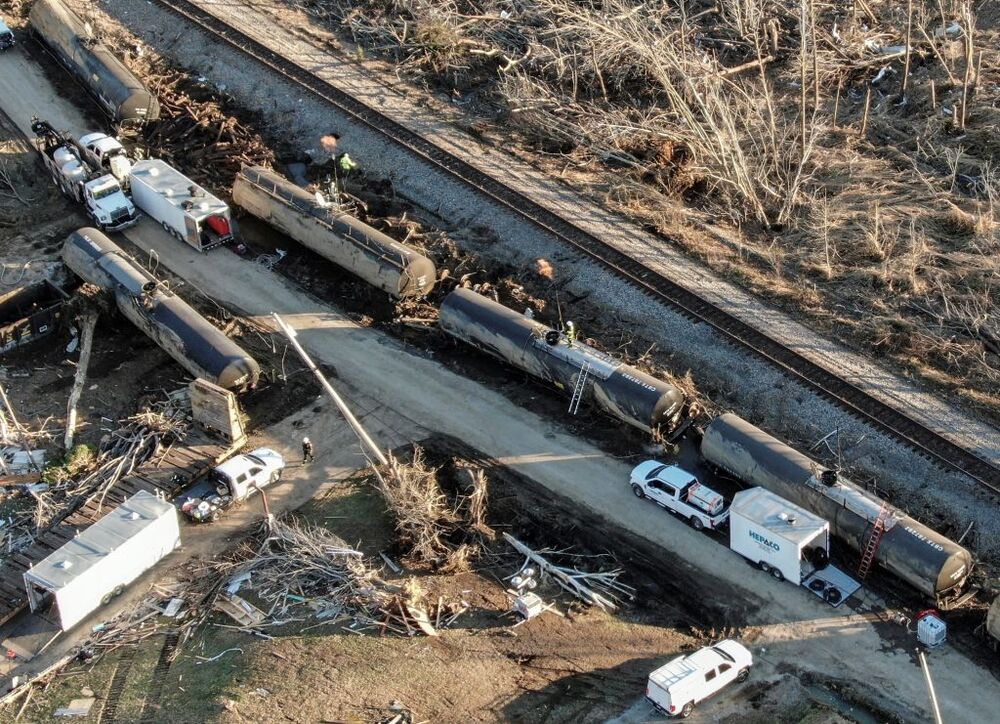 Tornado destruction in Kentucky  / TANNEN MAURY