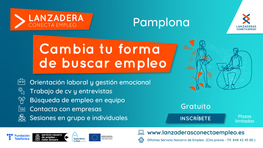 La 'Lanzadera Conecta Empleo' de Pamplona arranca en octubre