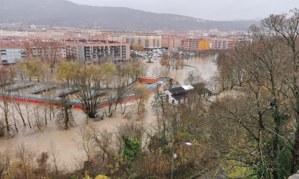 Navarra se inunda: las lluvias 