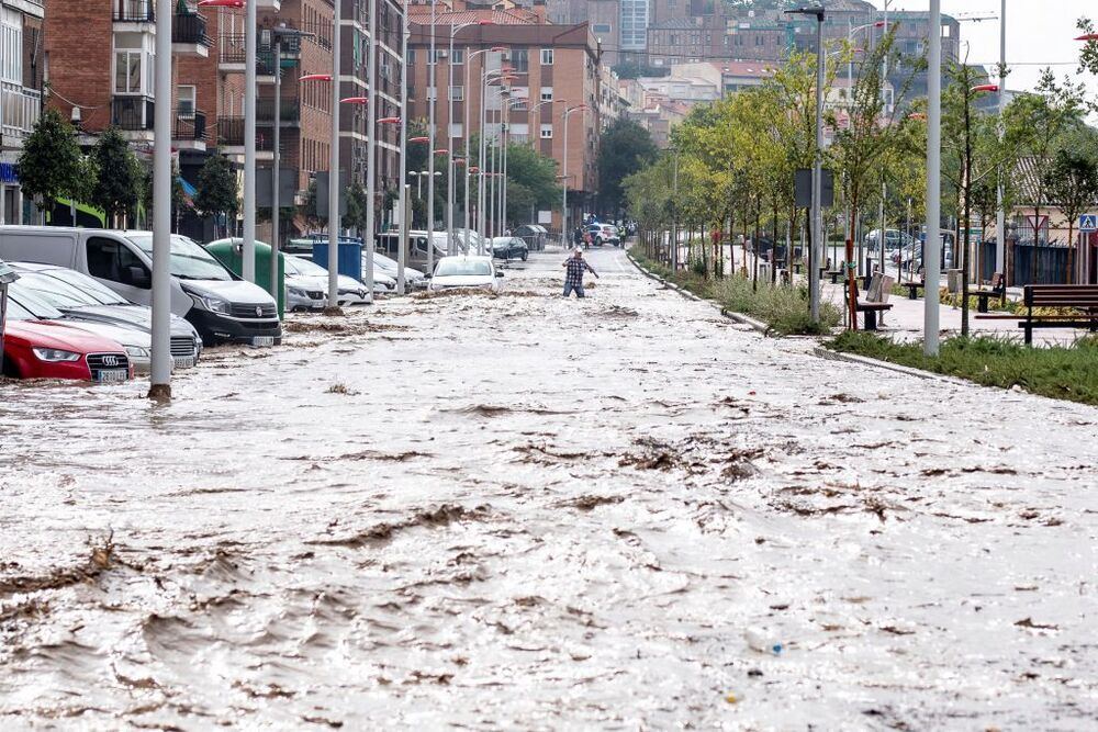 En Toledo no se registraron daños, pero el agua cortó la ciudad. 
