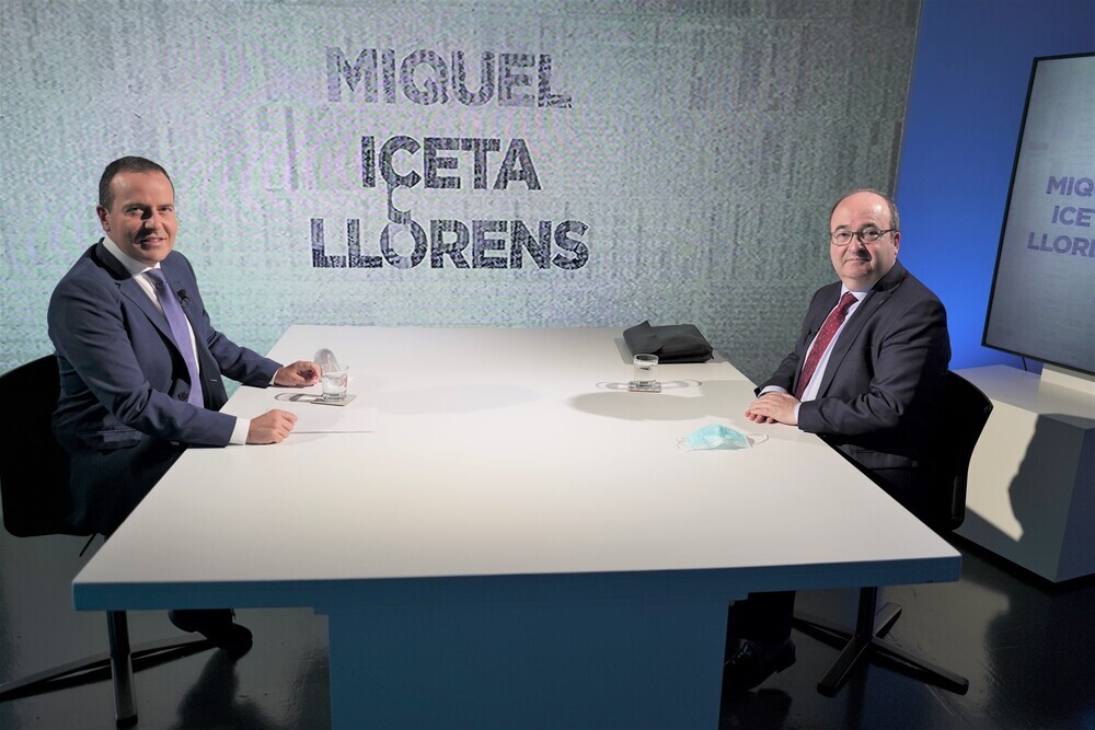 Miquel Iceta 'cara a cara' en Navarra Televisión