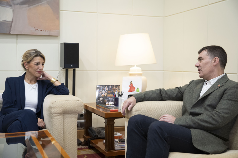 Santos se reúne en Madrid con la presidenta Díaz