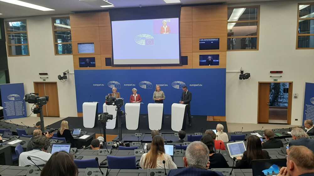 Ursula Von der Leyen comparece ante los medios con las nuevas propuestas de la Comisión