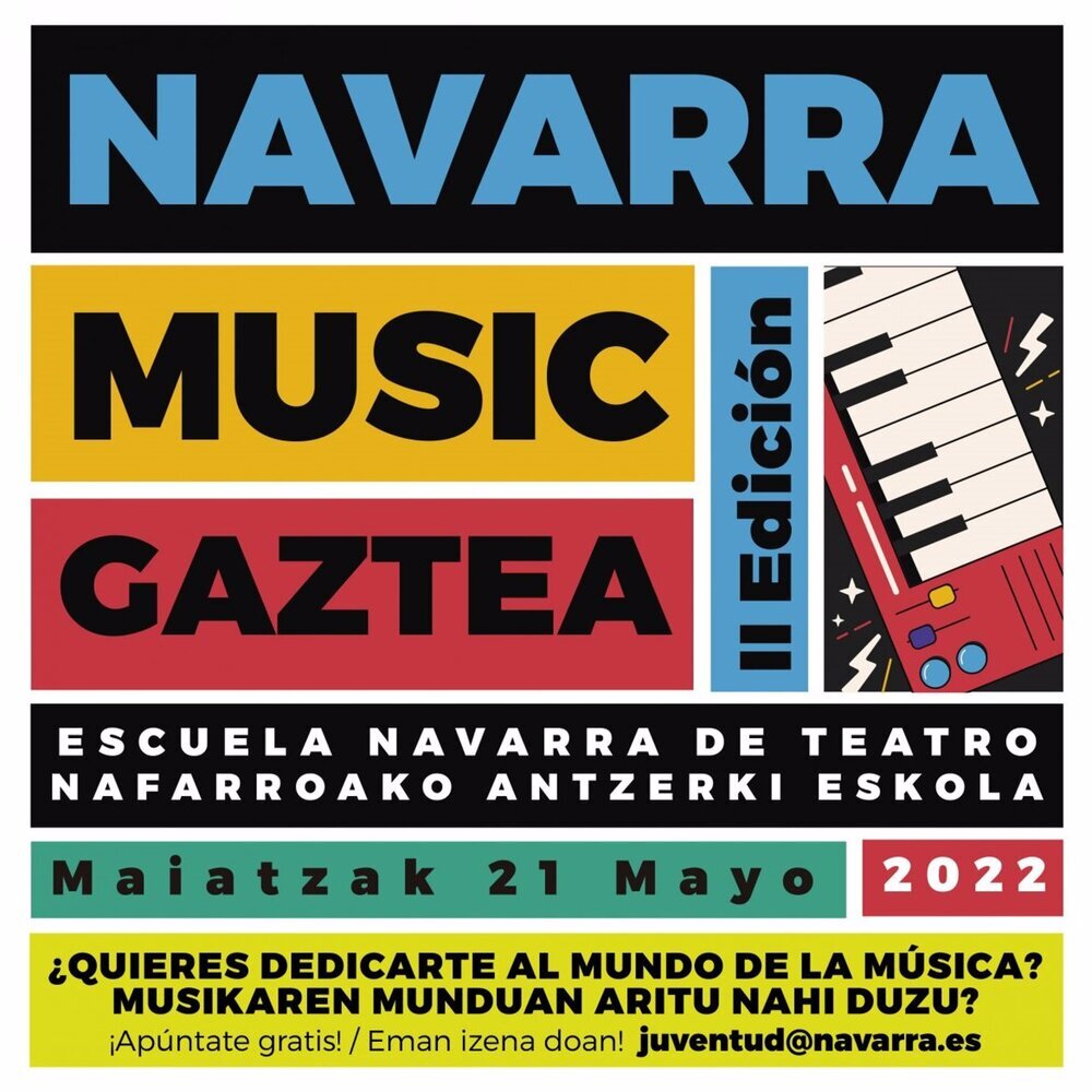 Este 21 de mayo regresa la Navarra Music Gaztea