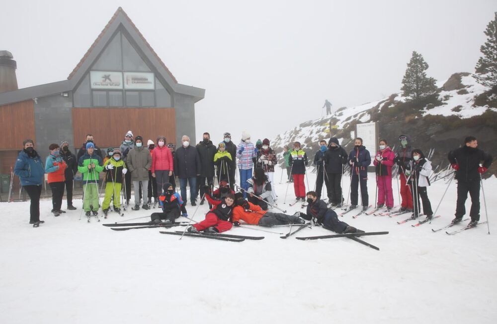 Visita a los participantes de la XXVIII Campaña de Esquí