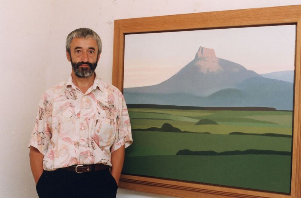 El pintor Pedro Salaberri