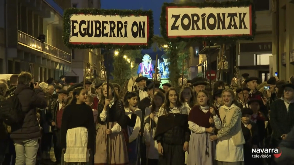 DIRECTO | Olentzero recorre ya las calles de Pamplona