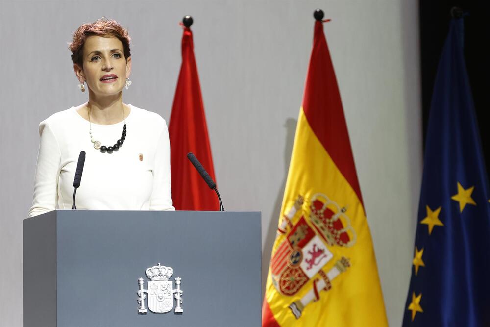 María Chivite, Presidenta del Gobierno de Navarra  / navarratelevision.es