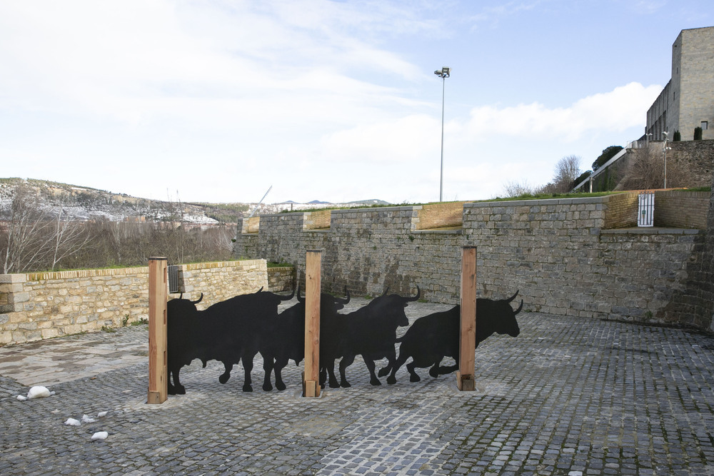 Cinco toros aguardan en los corrales de Santo Domingo