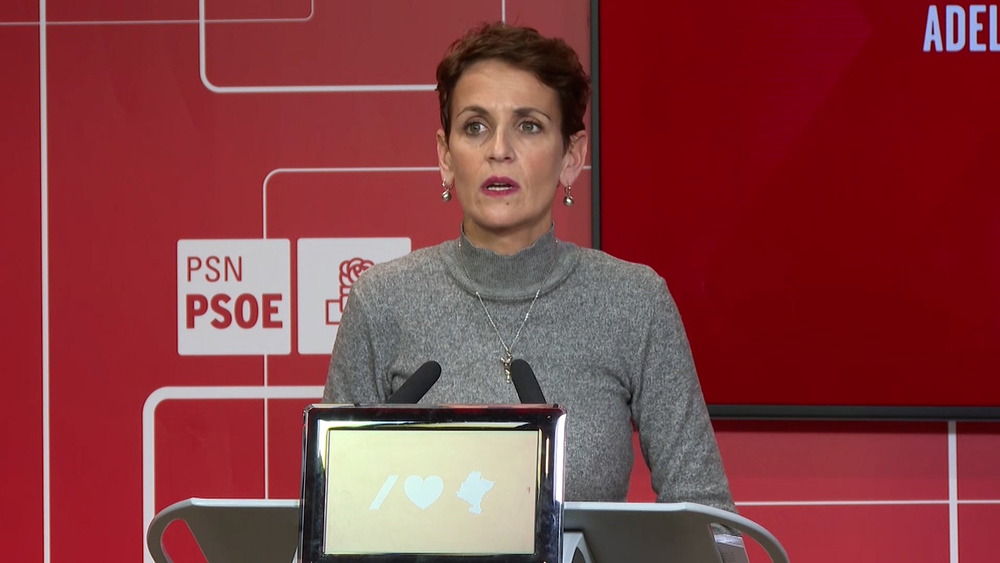 Secretaria general del PSN, María Chivite