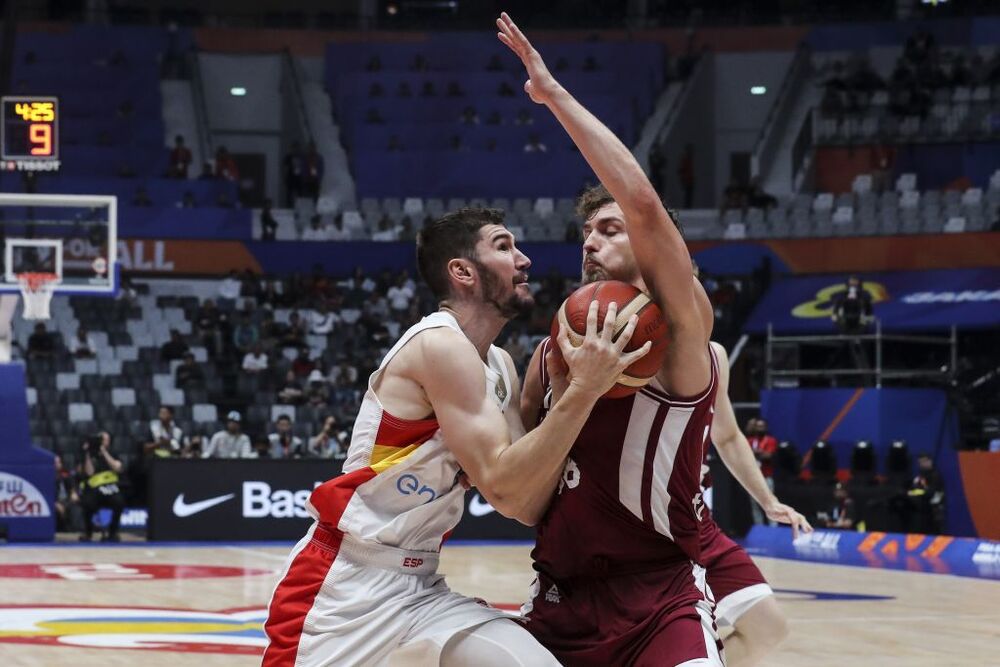FIBA Basketball World Cup 2023 - Spain vs Latvia  / BAGUS INDAHONO