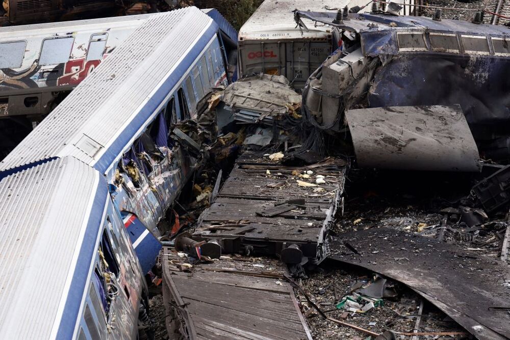 Dozens killed in train collision in Larissa  / ACHILLEAS CHIRAS