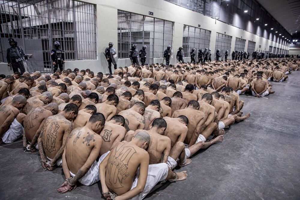Trasladan otros 2.000 pandilleros a nueva cárcel de El Salvador, según Bukele  / GOBIERNO DE EL SALVADOR