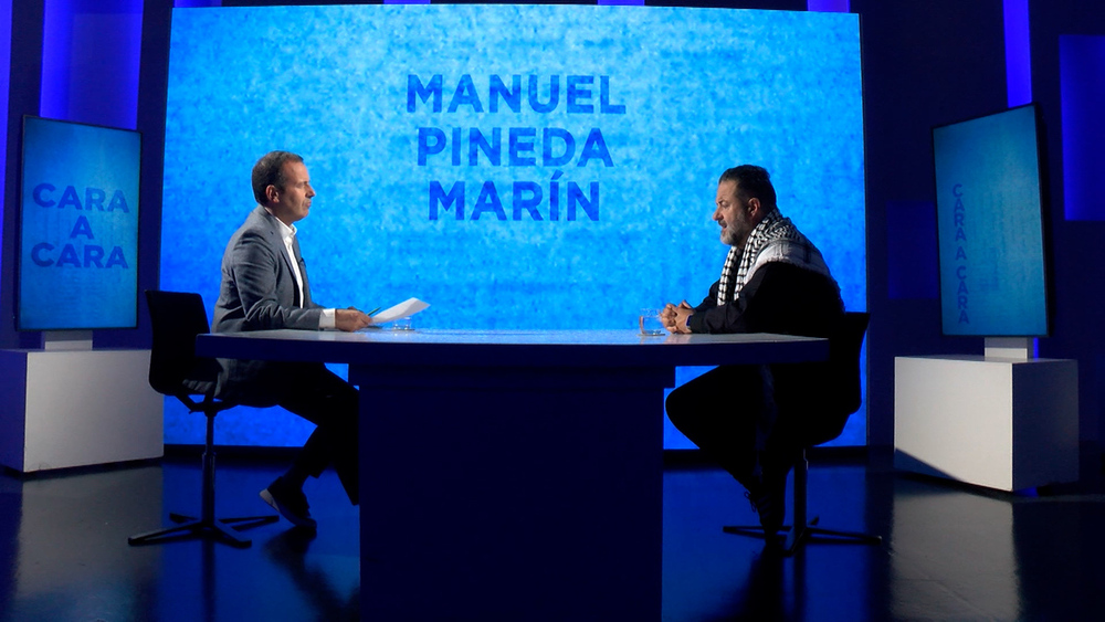 Manuel Pineda Marín, eurodiputado del grupo de la izquierda en el Parlamento Europeo, en el programa 'Cara a Cara'