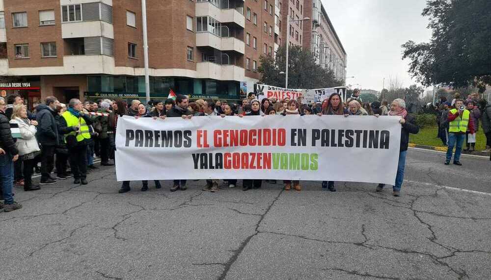 Miles de personas muestran su apoyo al pueblo palestino
