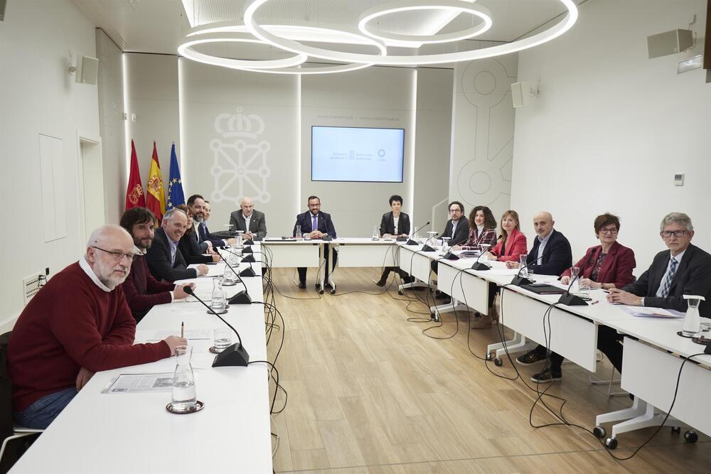 Reunión de la parte navarra de la Junta de Transferencias celebrada el pasado 14 de marzo de 2023 - Eduardo Sanz