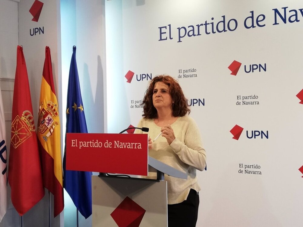 La parlamentaria de UPN, Marta Álvarez.