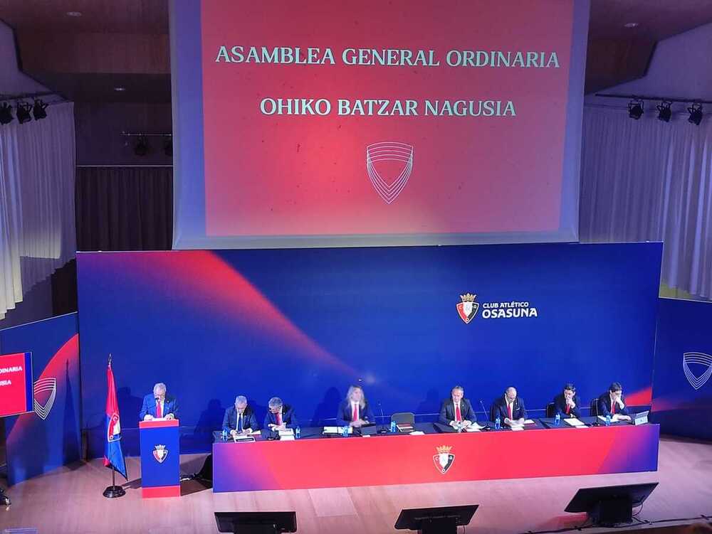 Osasuna celebra la Asamblea para aprobar las cuentas