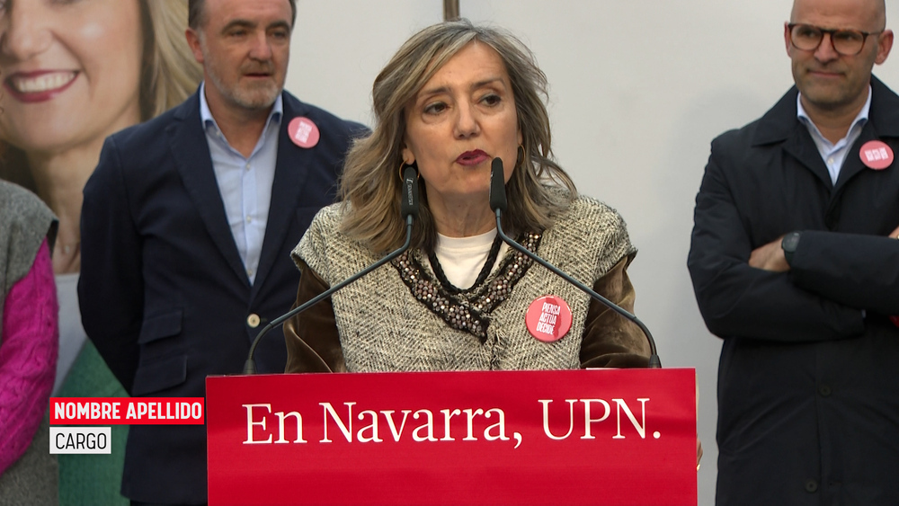 Candidata a la alcaldía de Pamplona (UPN), Cristina Ibarrola