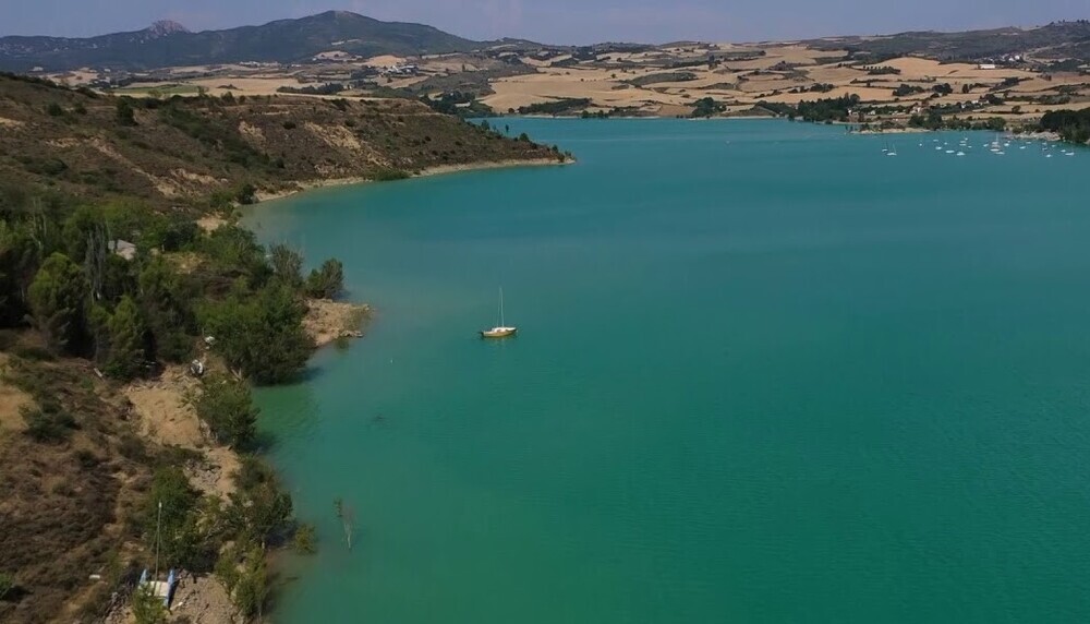 Imagen del pantano de Alloz en Navarra.