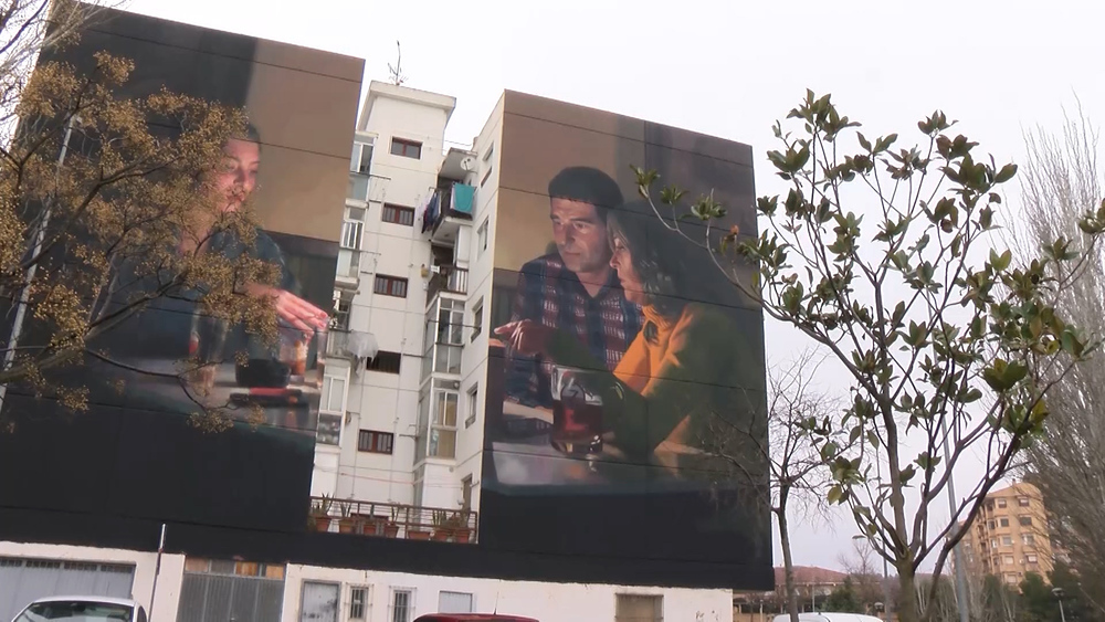 Un mural al aire libre de Tudela opta al mejor del mundo
