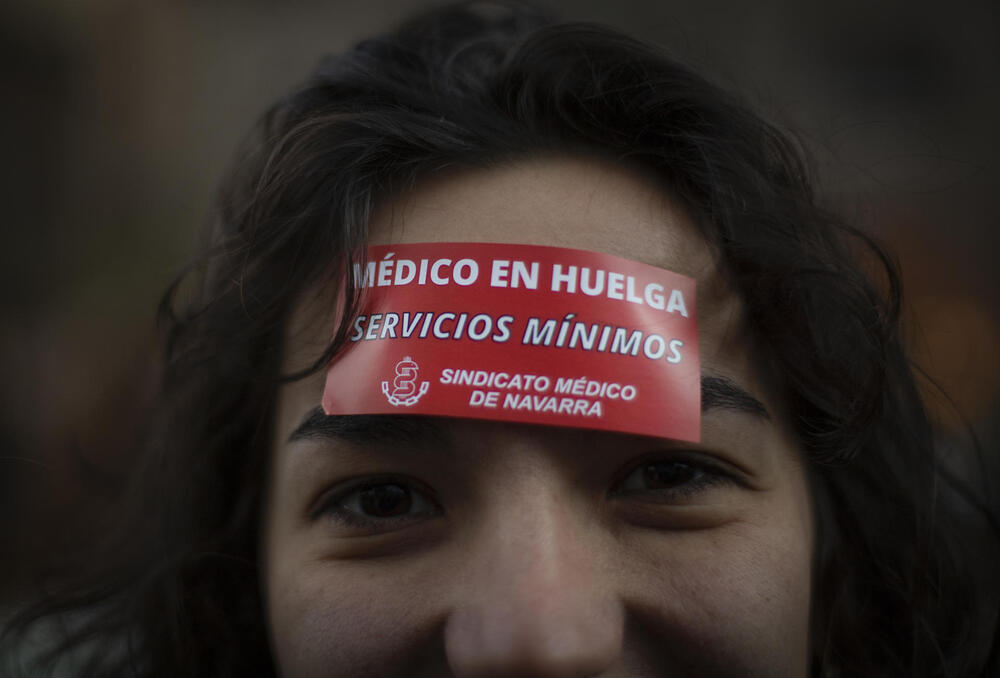Sólo el 9,4% de los médicos secundan la huelga en Navarra