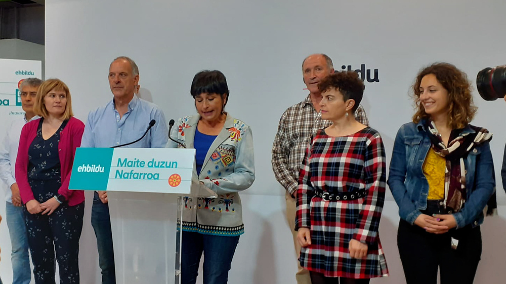 La candidata de EH Bildu a la presidencia de Navarra, Laura Aznal